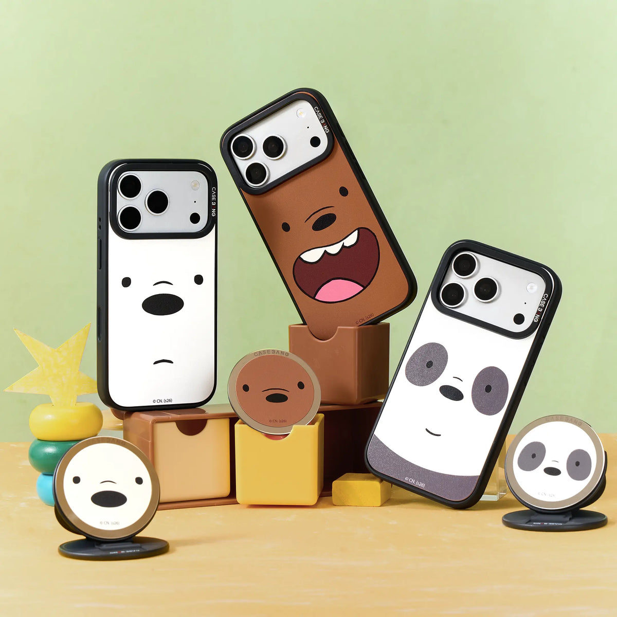 We Bare Bears 1.0 Snap-On Phone Case Cover