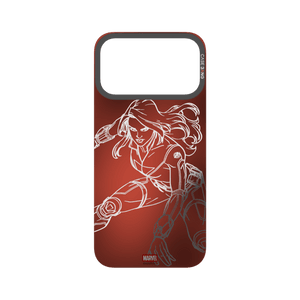 Black Widow Avengers snap-on phone case cover for iPhone and Samsung | CASEBANG