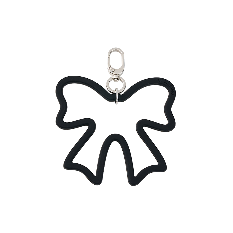 Black Bow Pendant