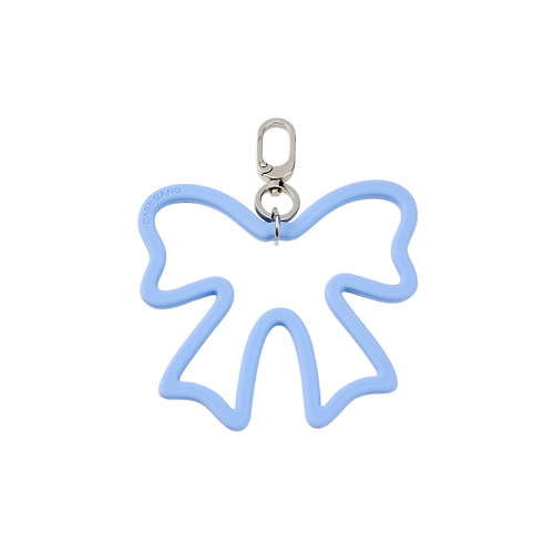 Dusty Blue Bow Pendant