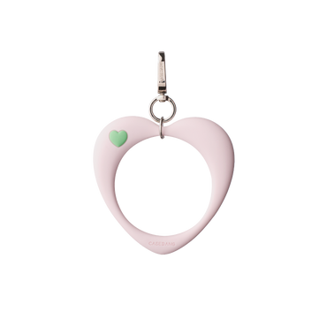 Guava Pink heart loop bracelet phone wrist strap