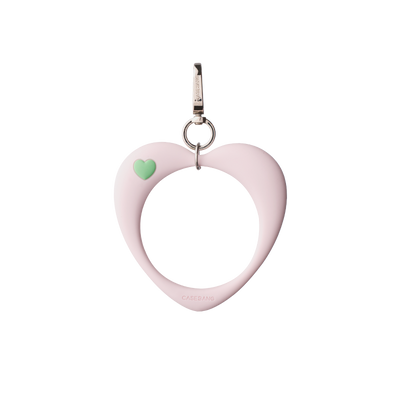 Guava Pink Heart Loop Bracelet Wrist Strap