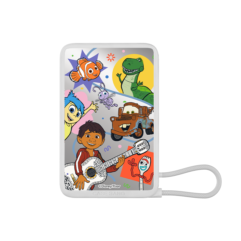 PIXAR Series Power Bank Build-in Cable