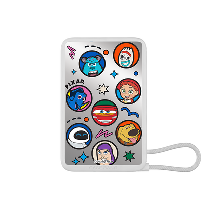 PIXAR Series Power Bank Build-in Cable