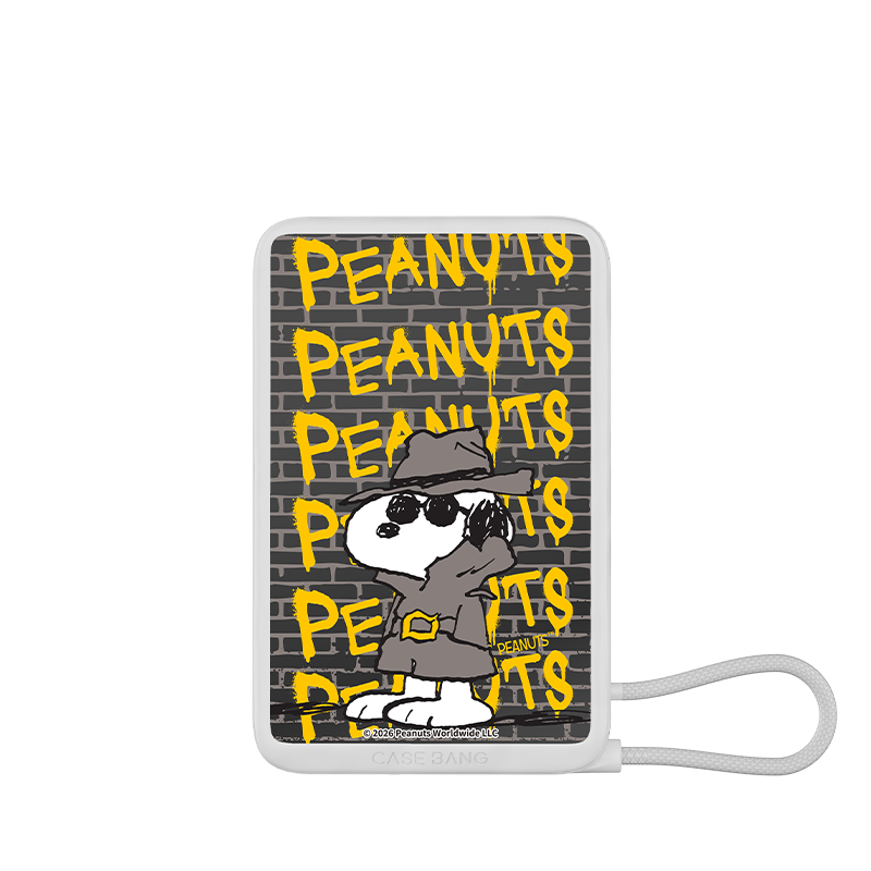 Snoopy Series Power Bank Built in Cable