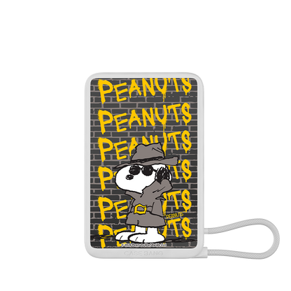 Snoopy Series Power Bank Built in Cable