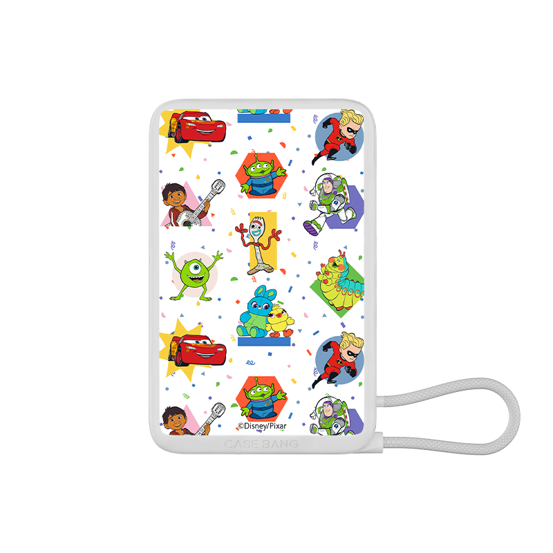 PIXAR Series Power Bank Build-in Cable