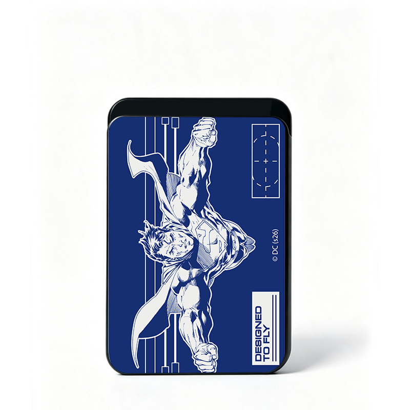 Superman Magnetic Slide Card Wallet