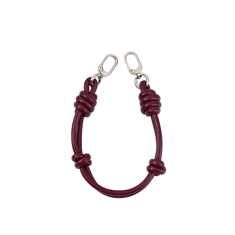 Vintage Burgundy Phone Hand Charm