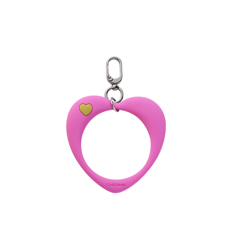 Peachblossom Heart Loop Bracelet Wrist Strap