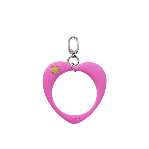 Peachblossom Heart Loop Bracelet Wrist Strap