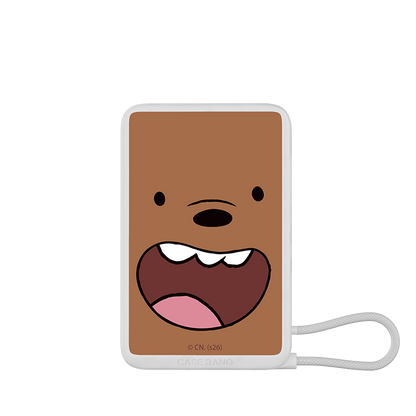 We Bare Bears 1.0 Serie Power Bank Built in Cable