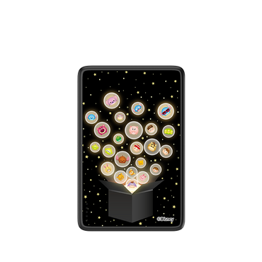 Black TSUM TSUM Bouquet magnetic power bank | CASEBANG