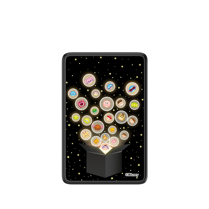 Black TSUM TSUM Bouquet magnetic power bank | CASEBANG