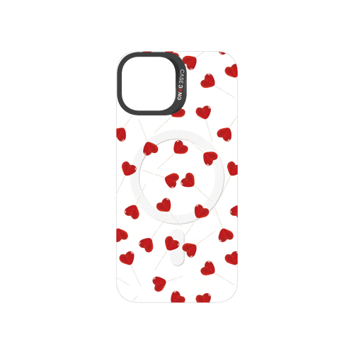 Red Heart Snap-On Phone Case