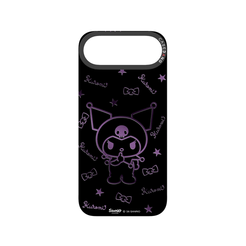 Neon Outline Kuromi Snap-On Phone Case