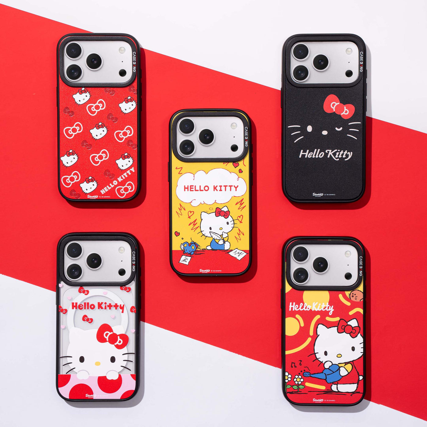 Hello Kitty 2.0 snap-on phone case cover collection – 5 designs for iPhone & Samsung | CaseBang