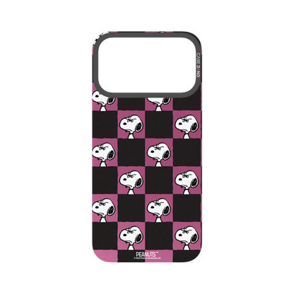 Snoopy Checkerboard Snap-On Phone Case