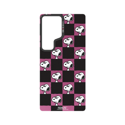 Snoopy Checkerboard Snap-On Phone Case