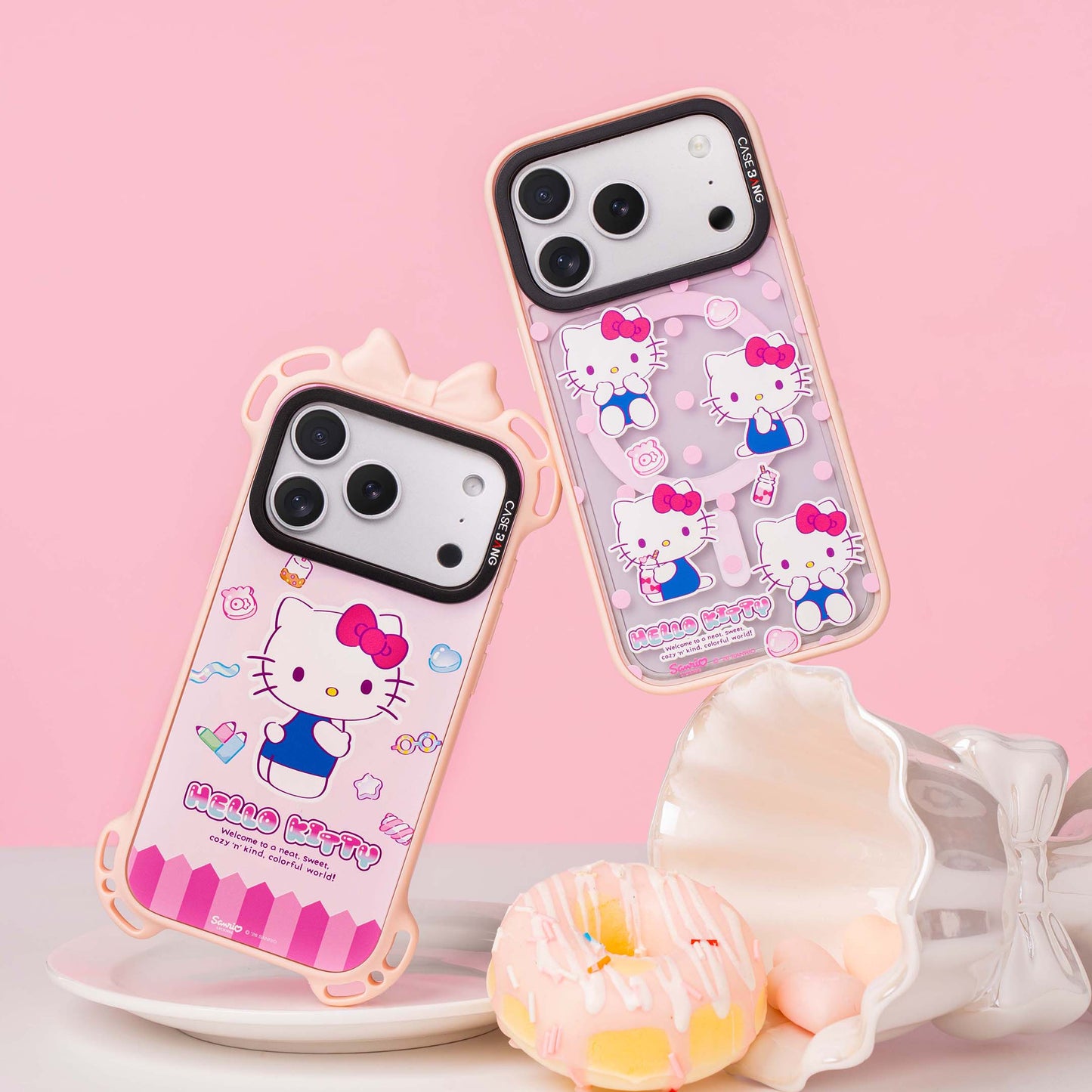 Hello Kitty 1.0 snap-on phone case cover collection – 5 designs for iPhone & Samsung | CaseBang