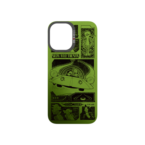 Green Print Snap-On Phone Case