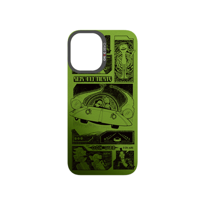 Green Print Snap-On Phone Case