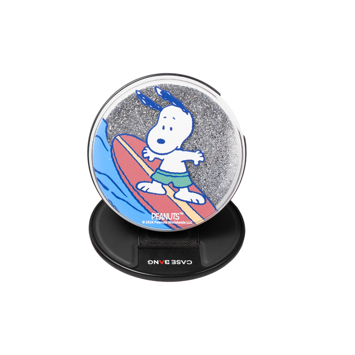 Snoopy Surf Ride Glitter MagSafe Grip Stand