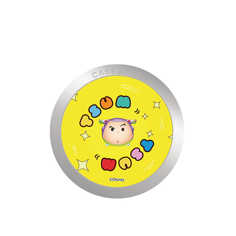 Yellow TSUM TSUM MagSafe grip stand accessory view | CASEBANG
