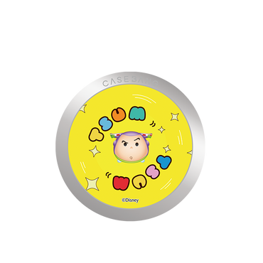 Yellow TSUM TSUM MagSafe grip stand accessory view | CASEBANG