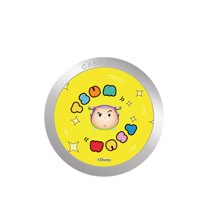 Yellow TSUM TSUM MagSafe grip stand accessory view | CASEBANG