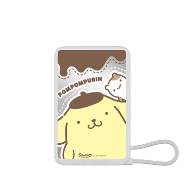 Pom Pom Purin 1.0 Series Power Bank Built in Cable