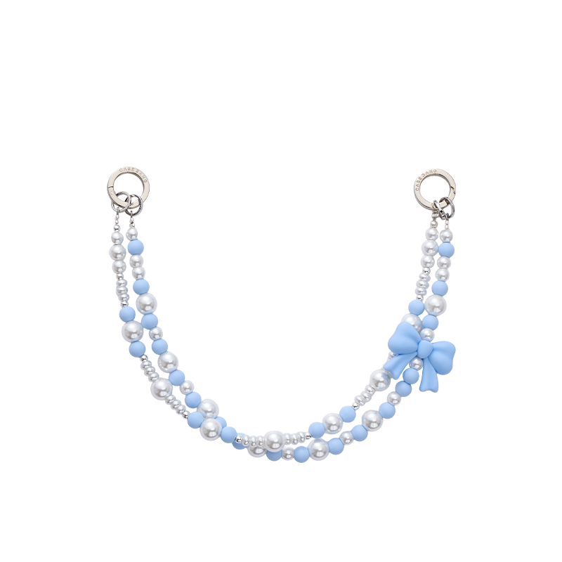 Dusty Blue Phone Hand Charm