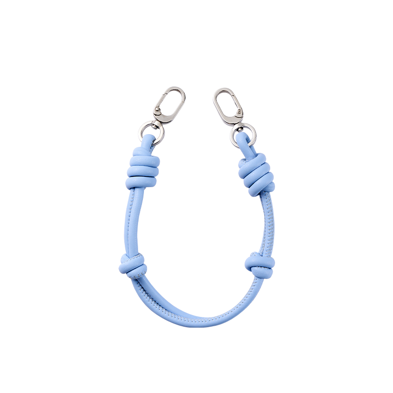 Dusty Blue Burgundy Phone Hand Charm