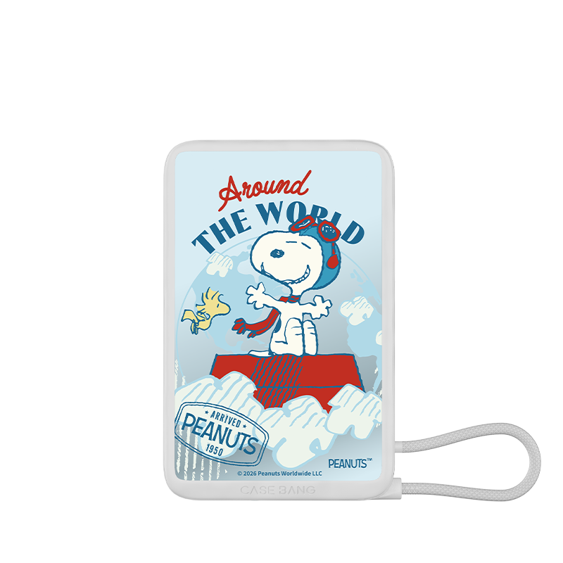 Snoopy 1.0 Power Bank Build-in Cable