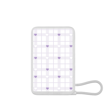 Sparkling Heartscape Series Power Bank Built in Cable