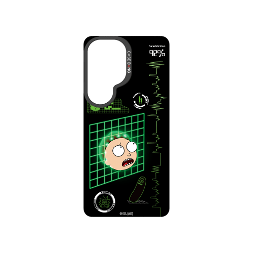 Grid Scan Morty Snap-On Phone Case