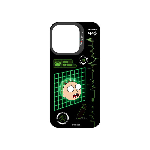 Grid Scan Morty Snap-On Phone Case