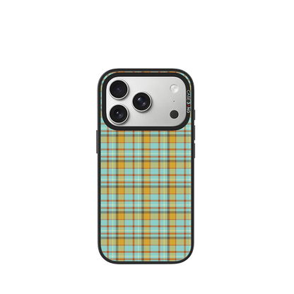 English Blue Plaid Snap-On Case