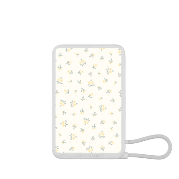 Sweet Garden Series Type-C power bank with built-in cable | CASEBANG