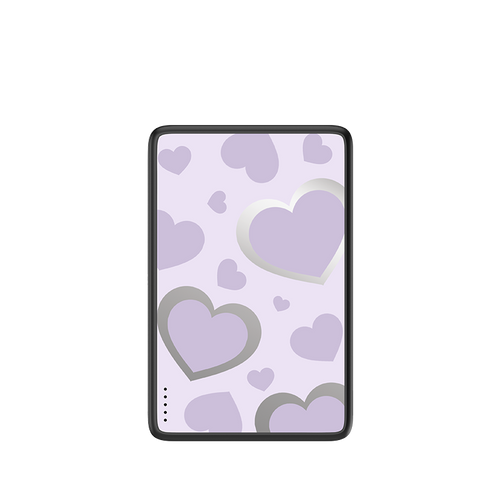 Soft Hearts Magnetic Power Bank