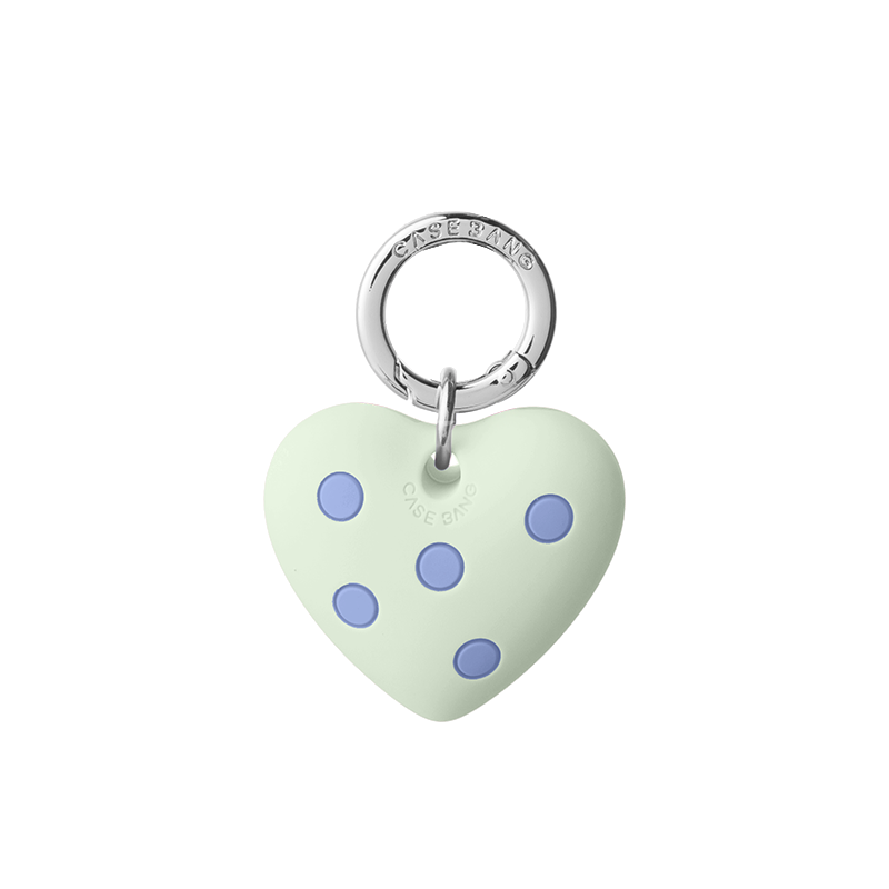 Lime Green Heart-Shaped Pendant