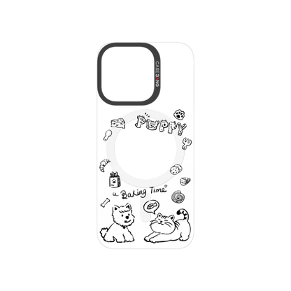 Kat and Puppy Snap-On Phone Case