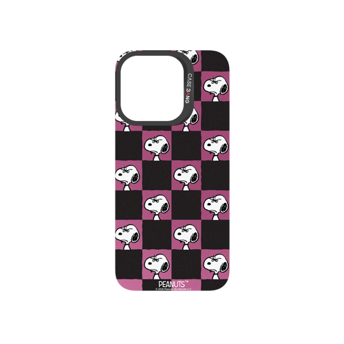 Snoopy Checkerboard Snap-On Phone Case