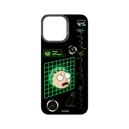 Grid Scan Morty Snap-On Phone Case