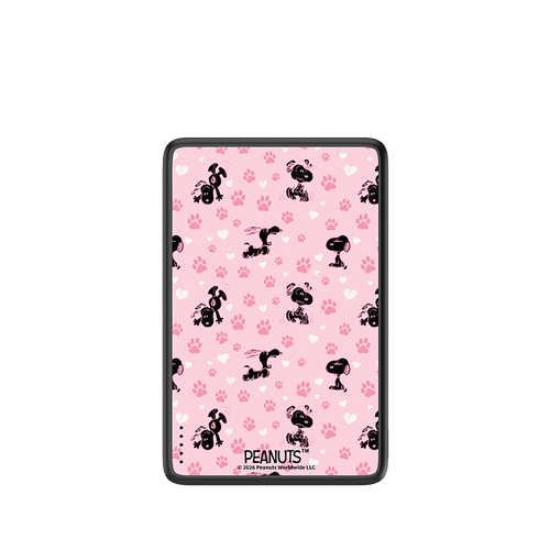 Snoopy Paw Prints Magnetic Power Bank