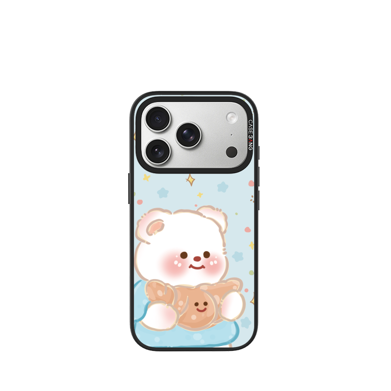Crescent Bear Snap-On Case