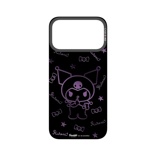 Neon Outline Kuromi Snap-On Phone Case