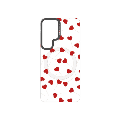 Red Heart Snap-On Phone Case
