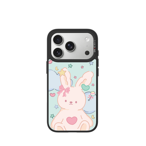 NEBULA BUNNY Glossy Mirror Case
