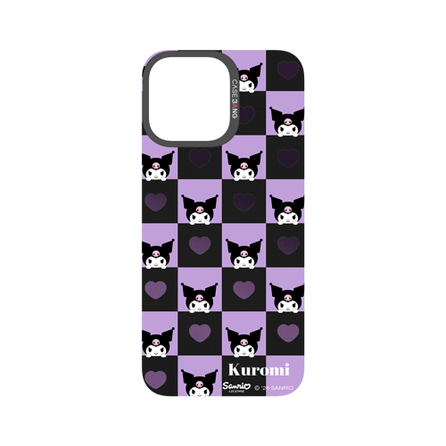 Kuromi Checkerboard Snap-On Phone Case